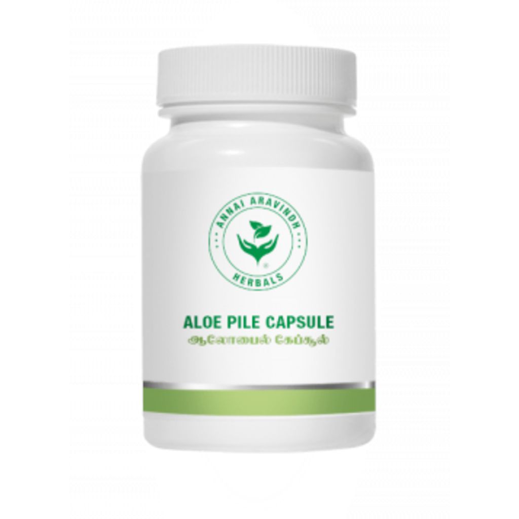 Annai Aravindh Herbals Aloe Pile Capsules