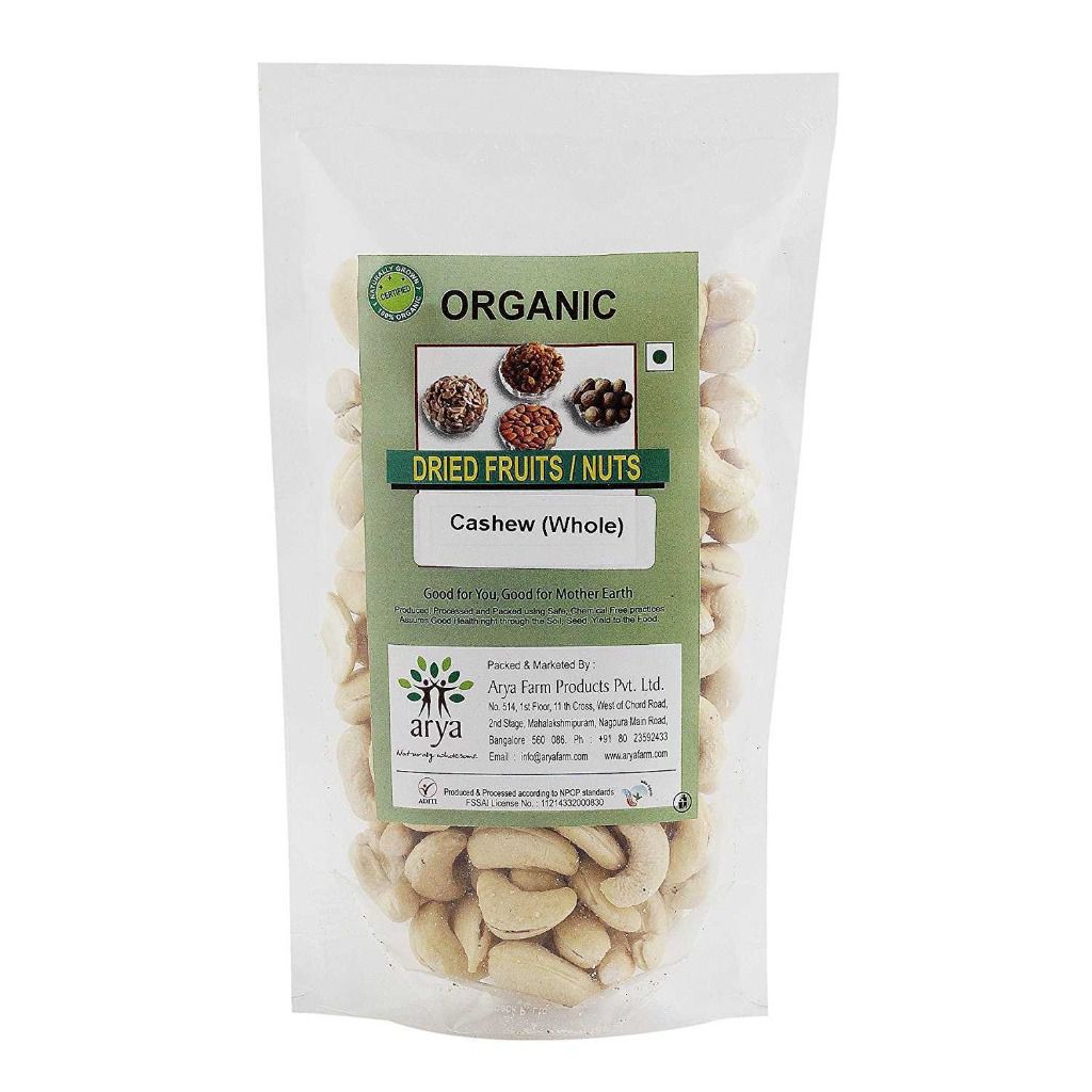 Arya Farm Organic Whole Cashew