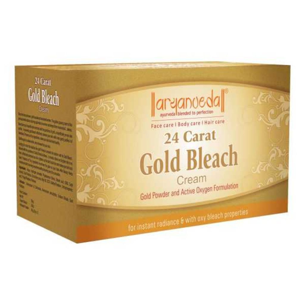 Aryanveda 24 Carat Gold Bleach Cream