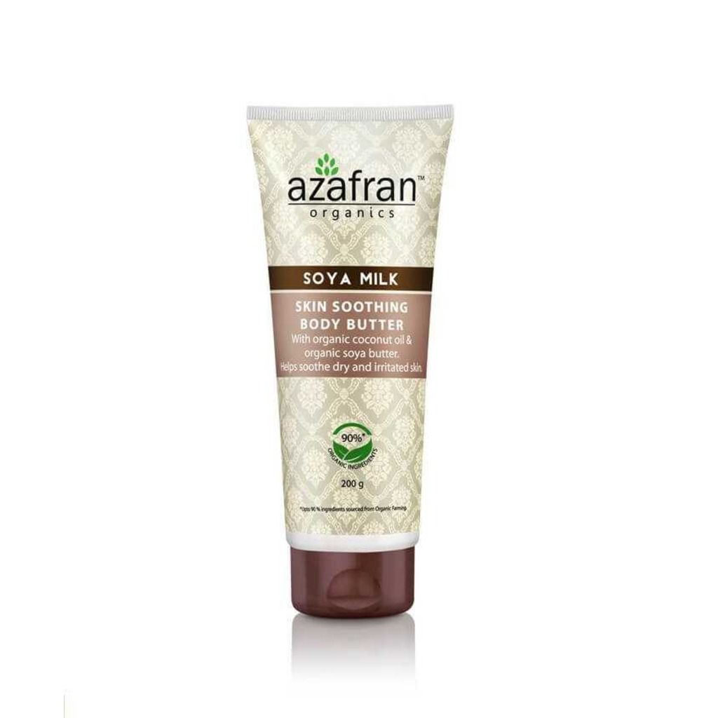 Azafran Organics Soya Milk Skin Soothing Body Butter