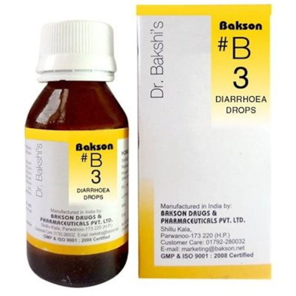 Bakson's B3 Diarrhoea Drops