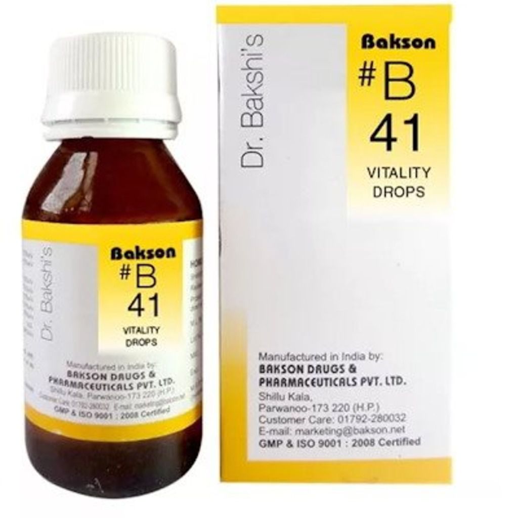 Bakson's B41 Vitality Drops