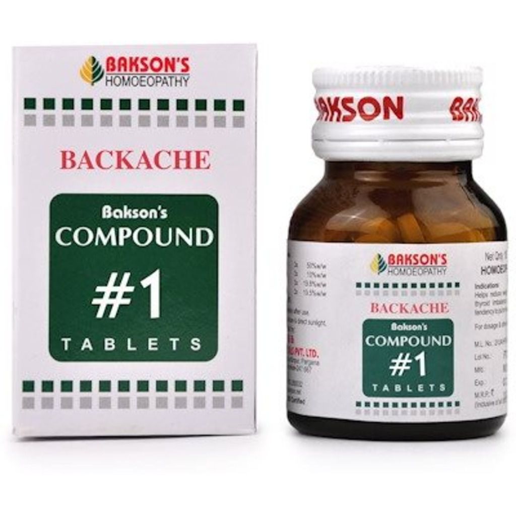 Bakson's Compound No 1 (Backache)