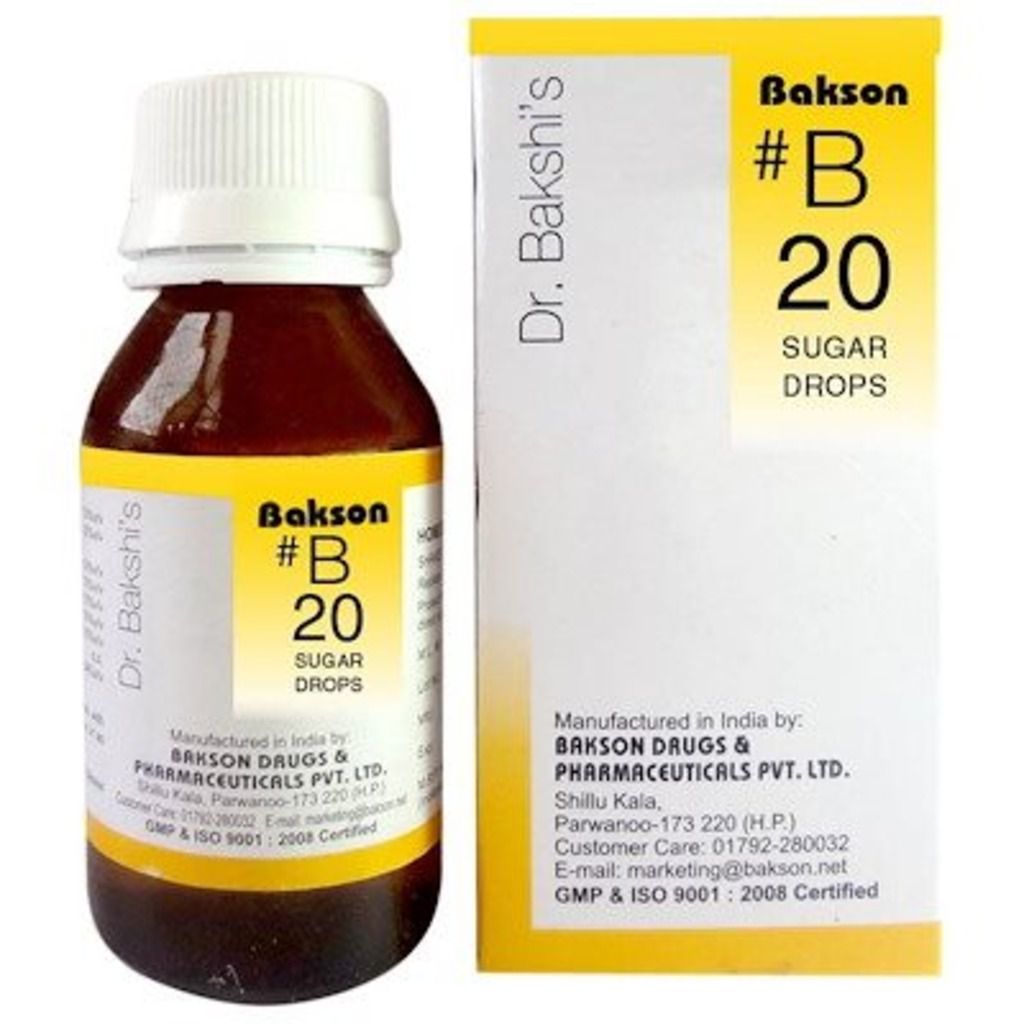 Bakson's B20 Sugar Drops