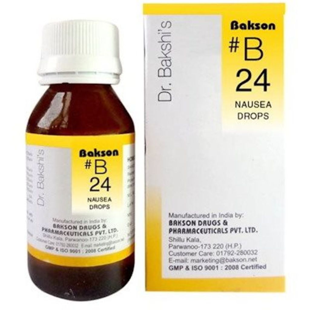 Bakson's B24 Nausea Drops