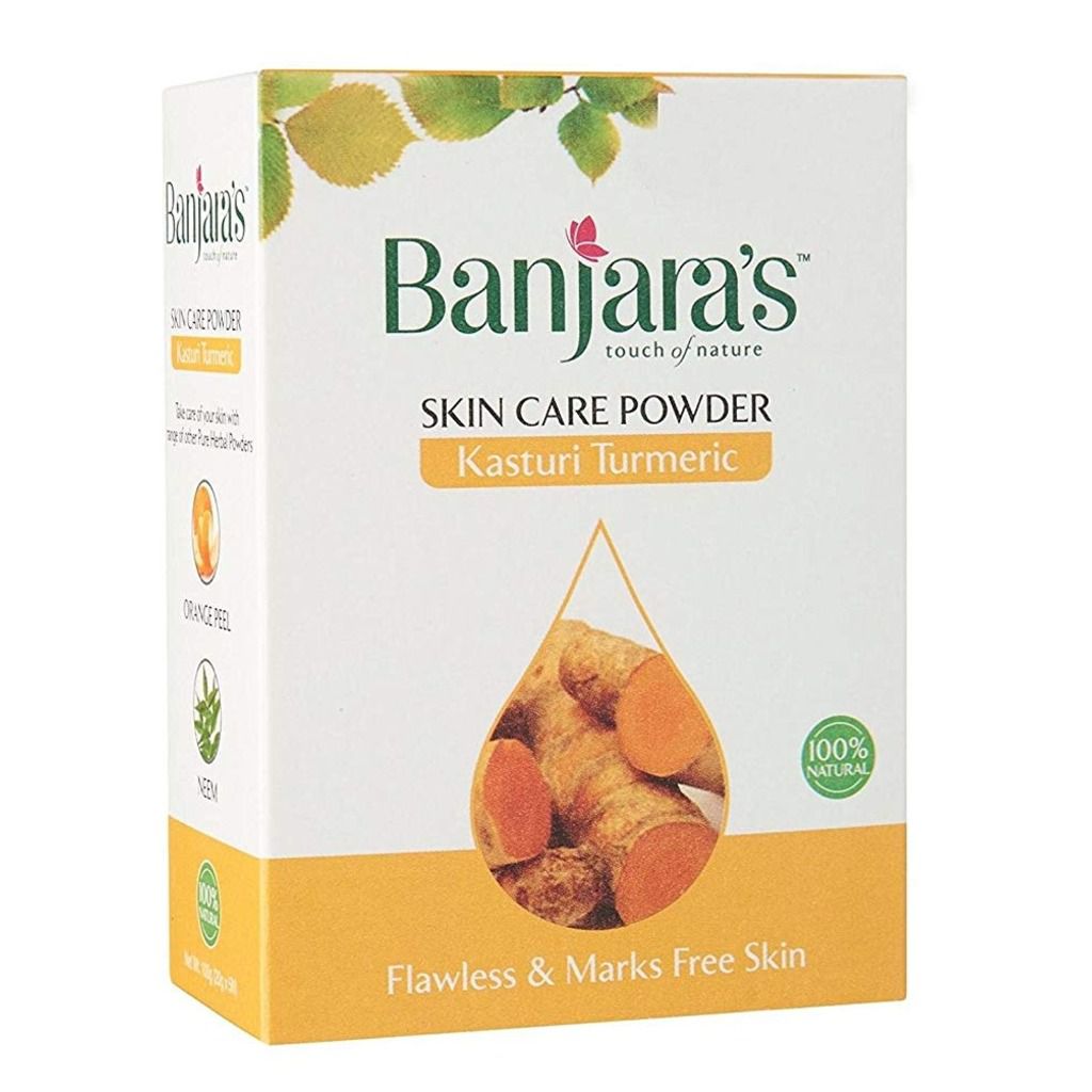 Banjaras Kasturi Turmeric Skin Care Powder