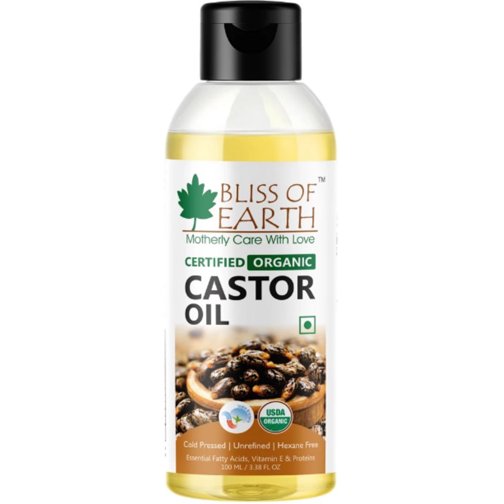 Bliss of Earth Certified Organic Castor Oil