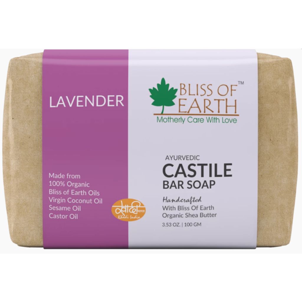 Bliss of Earth Kashmir Lavender Castile Bar Soap