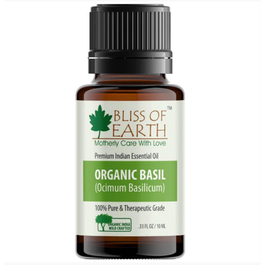 Bliss of Earth Organic Basil Essential Oil
