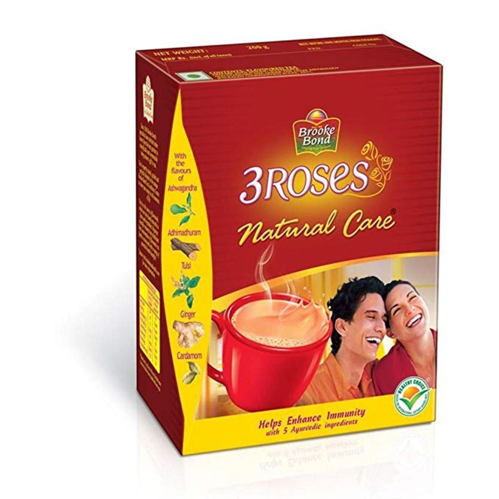 Brooke Bond 3 Roses Natural Care Tea