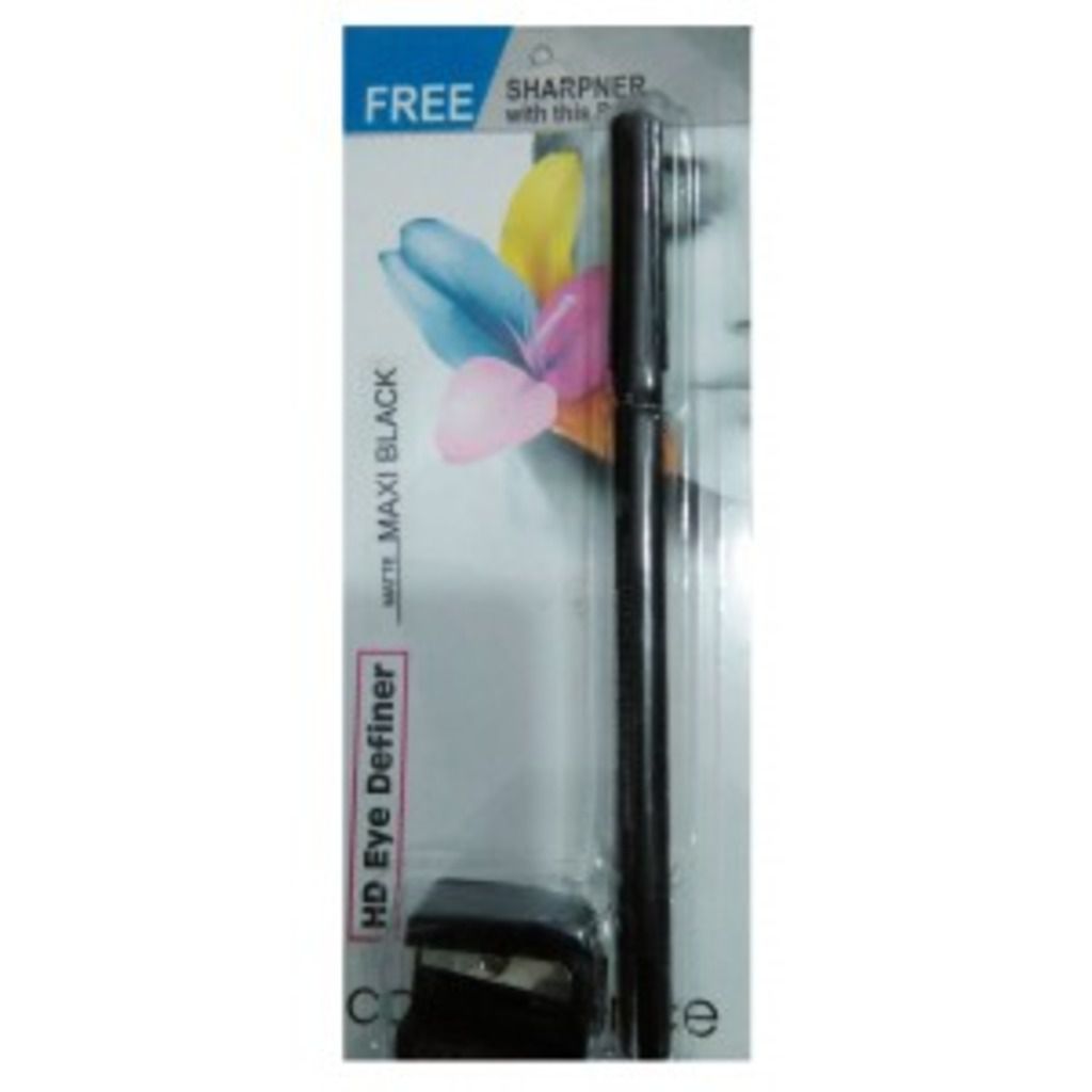 Coloressence HD Eye Definer Matte Maxi Black + Free Sharpner