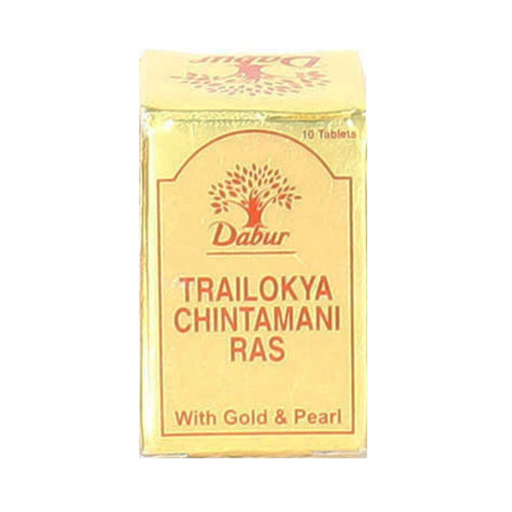 Dabur Trailokya Chintamani Ras with Gold Tabs