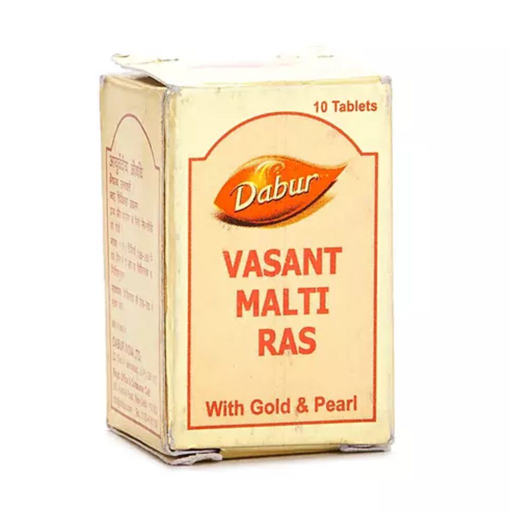 Dabur Vasant Malti Ras with Gold Tablets