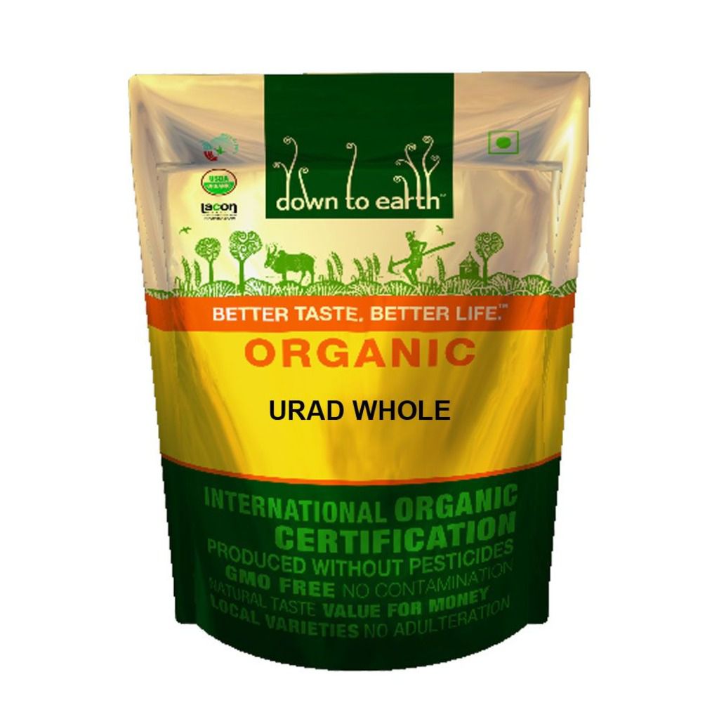 Down to Earth Organic Urad Whole