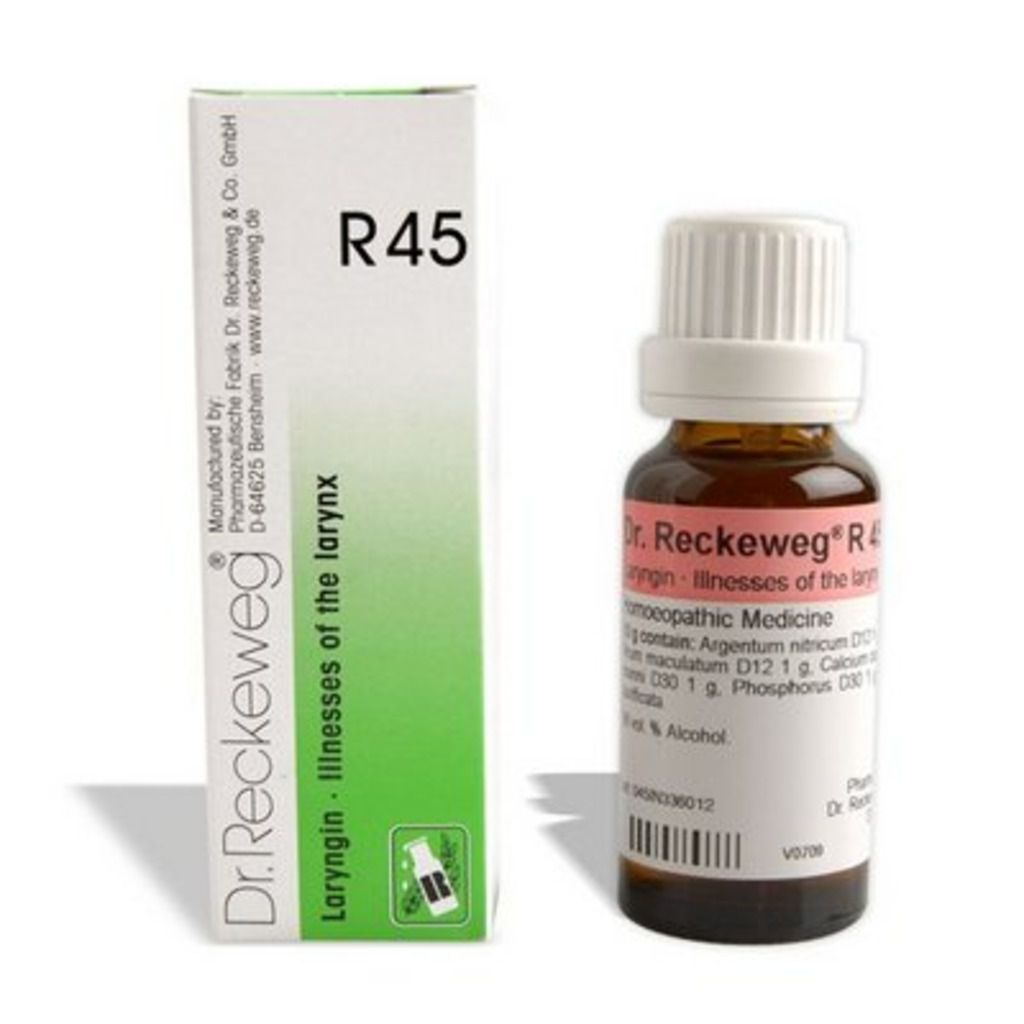 Dr. Reckeweg R45 Voice Hoarseness - illness of the larynx