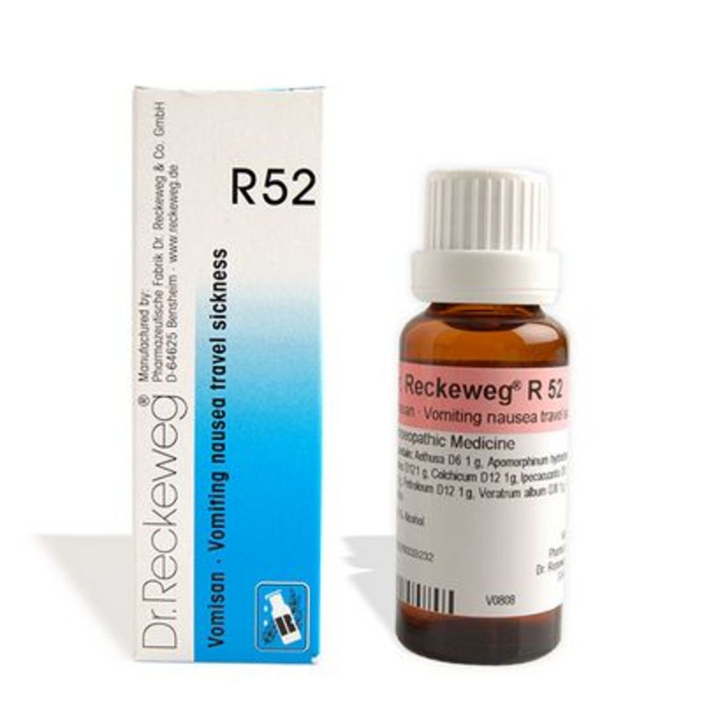 Dr. Reckeweg R52 Vomiting, Nausea and Travel Sickness