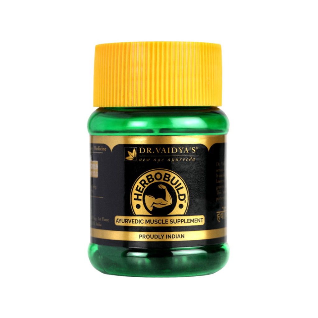 Dr. Vaidyas Herbobuild Ayurvedic and Herbal Supplement For Muscle Gain