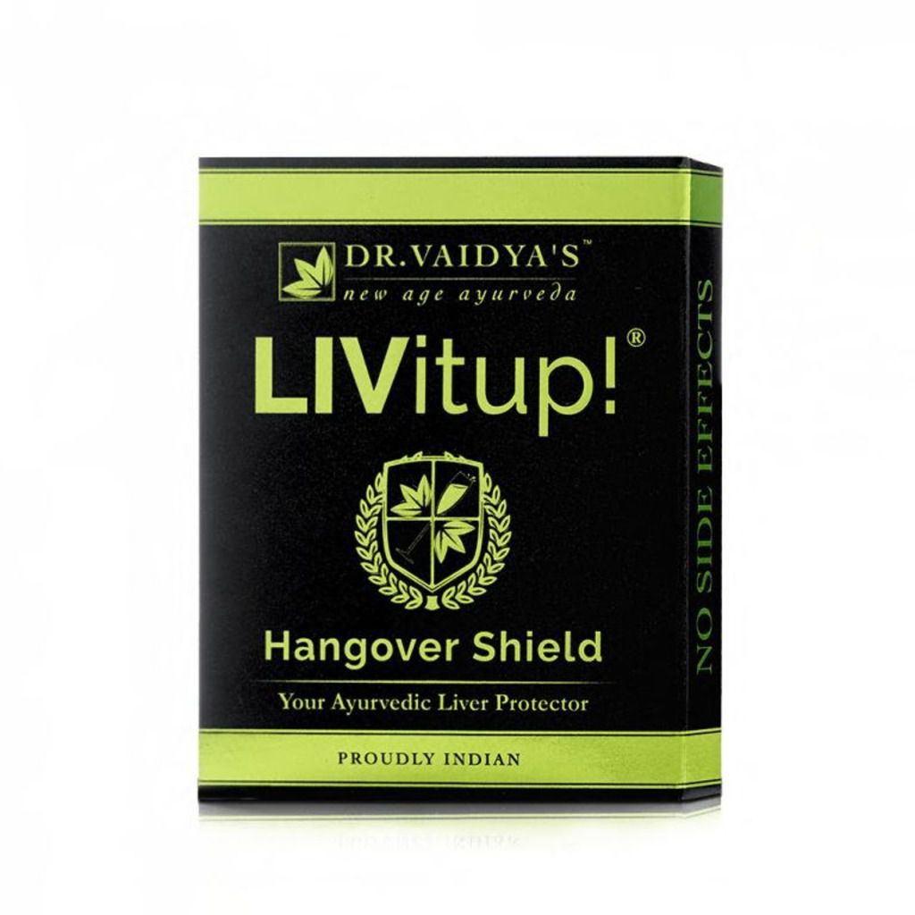 Dr. Vaidyas LIVitup - Ayurvedic Liver and Hangover Medicine