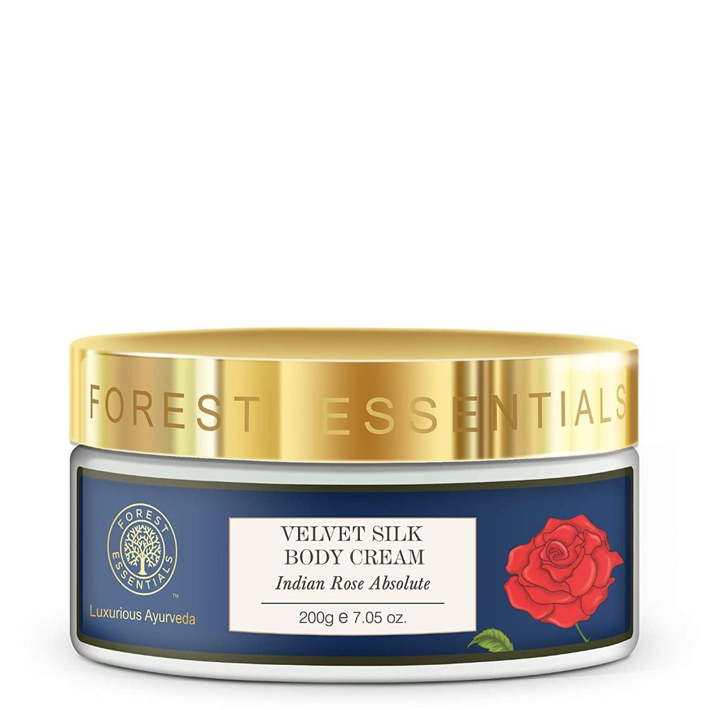 Forest Essentials Indian Rose Absolute Velvet Silk Body Cream