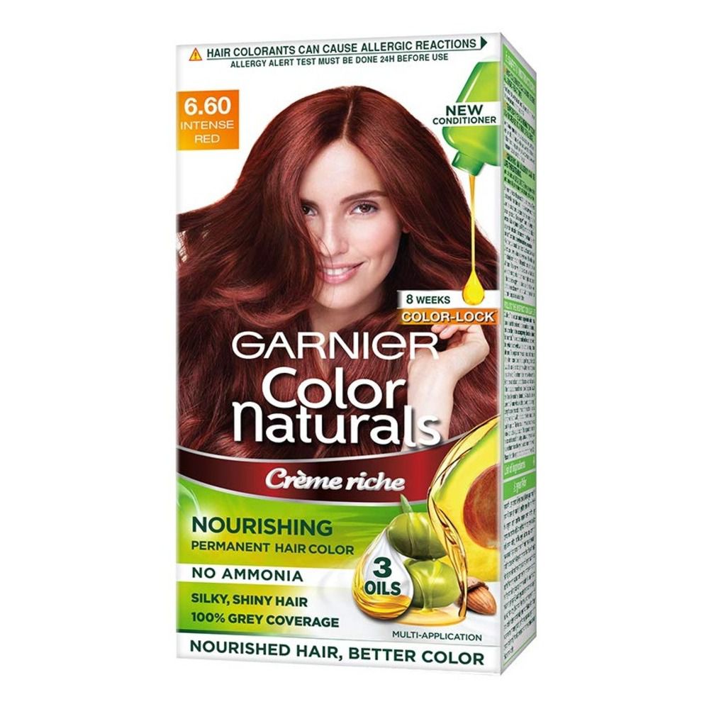 Garnier Color Naturals Creme Hair Color - Shade 6.60 Intense Red