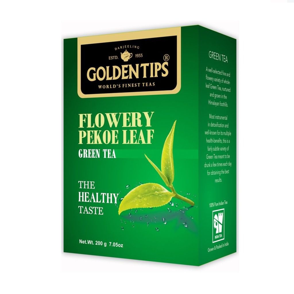 Golden Tips Flowery Pekoe Leaf Green Tea