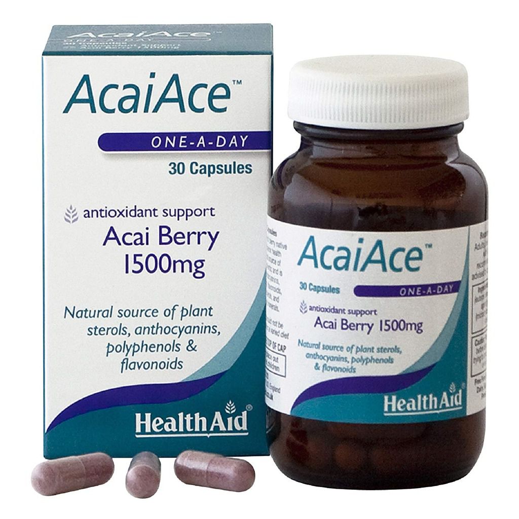 HealthAid Acai Ace 1500 mg Capsules ( Acai Berry )