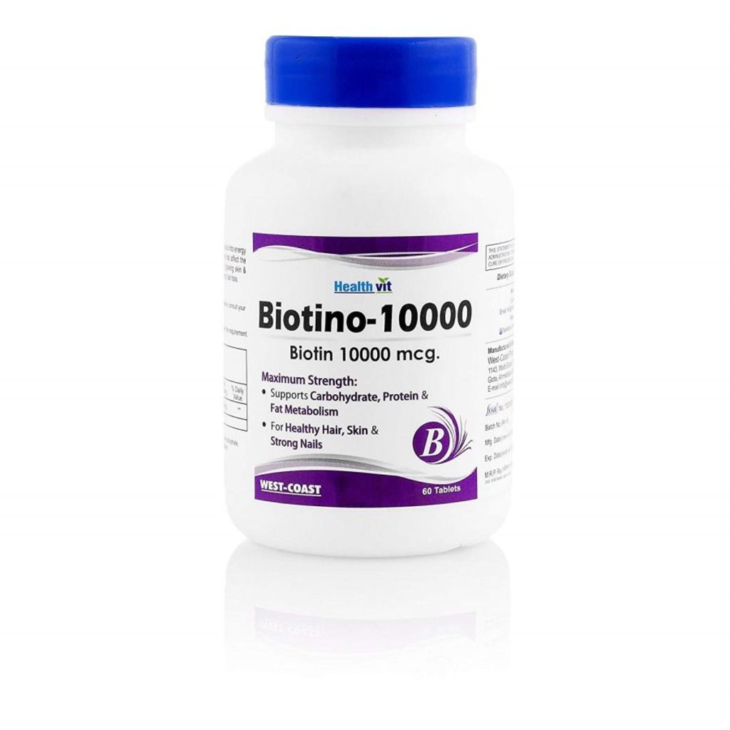 HealthVit Biotin 10000mcg Maximum Strength