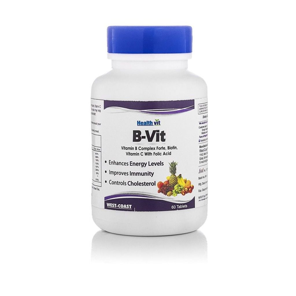 HealthVit B - VIT Vitamin B Complex with Bioton, Vitmain C and Folic Acid