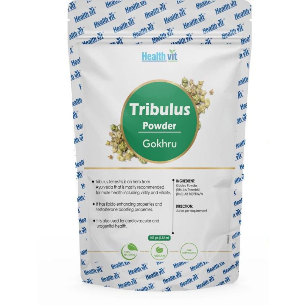 Healthvit Natural Tribulus (Gokhru) Powder