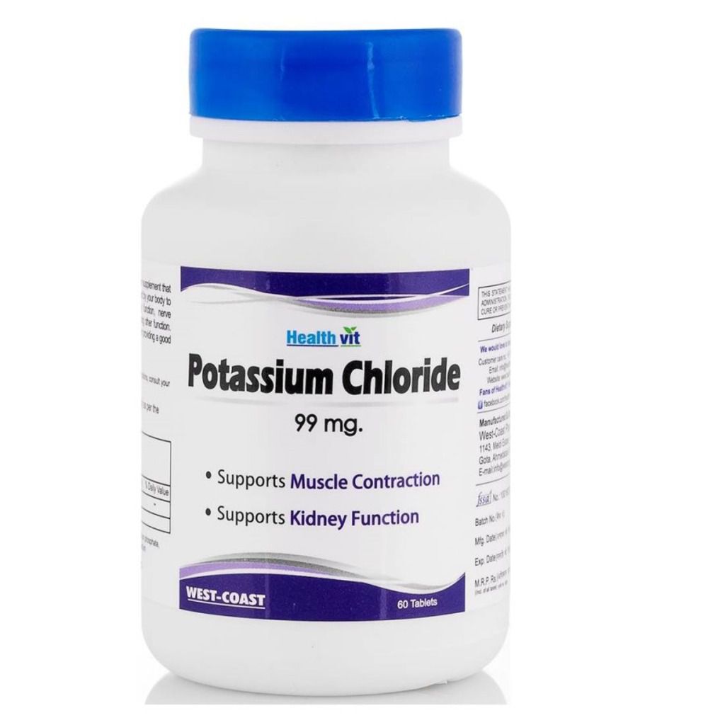Healthvit Potassium Chloride 99mg