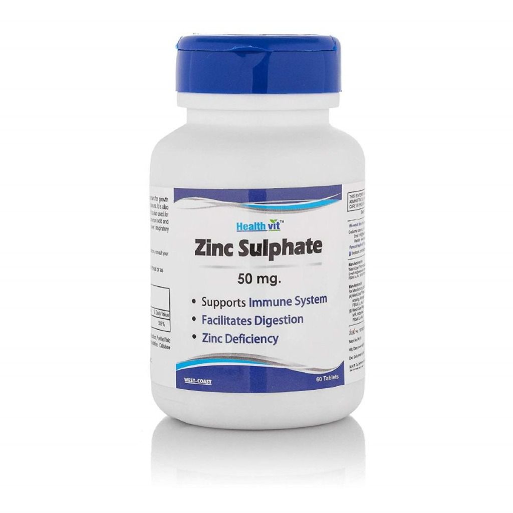 Healthvit Zinc Sulphate 50mg