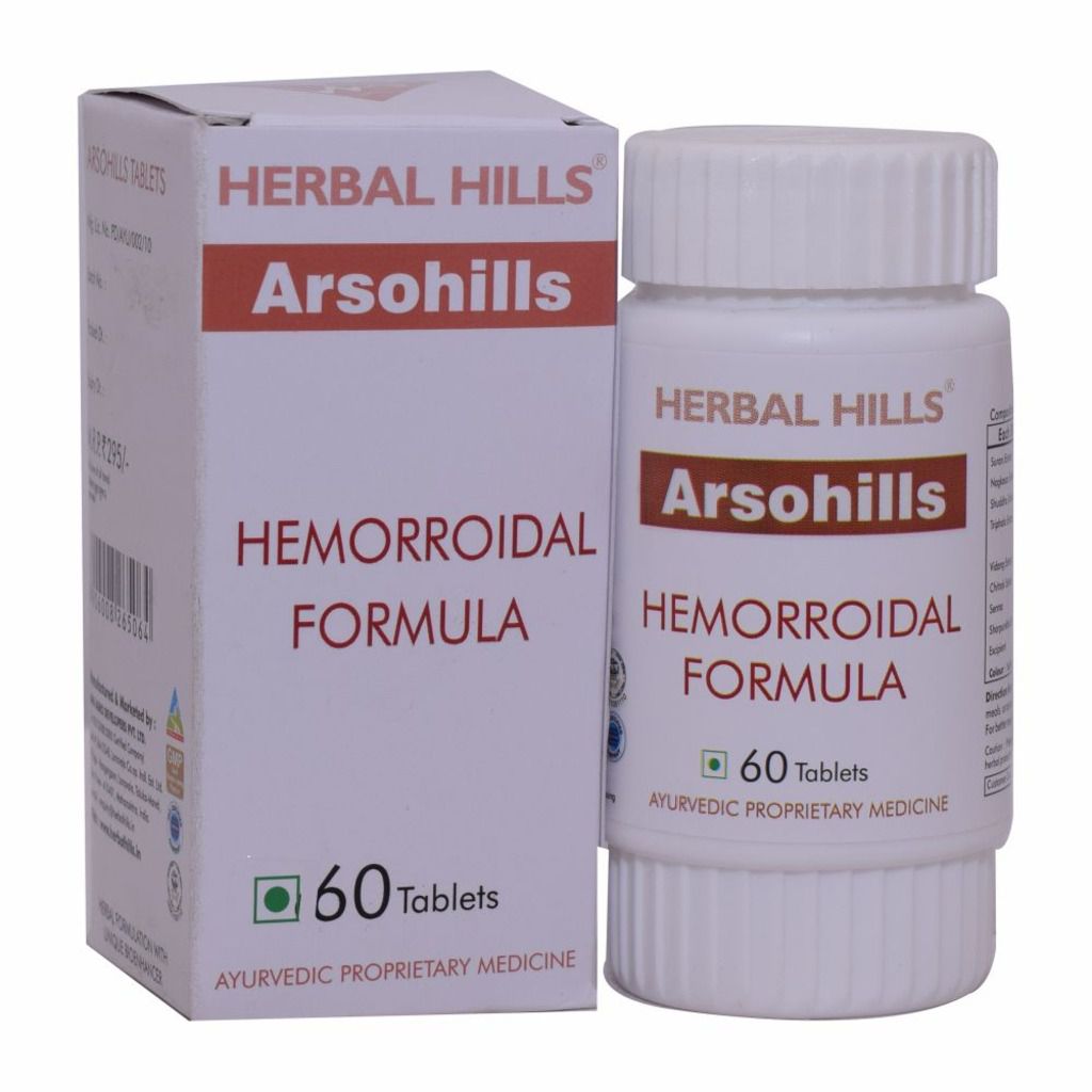 Herbal Hills Arsohills Hemorrhoid Formula Tablets