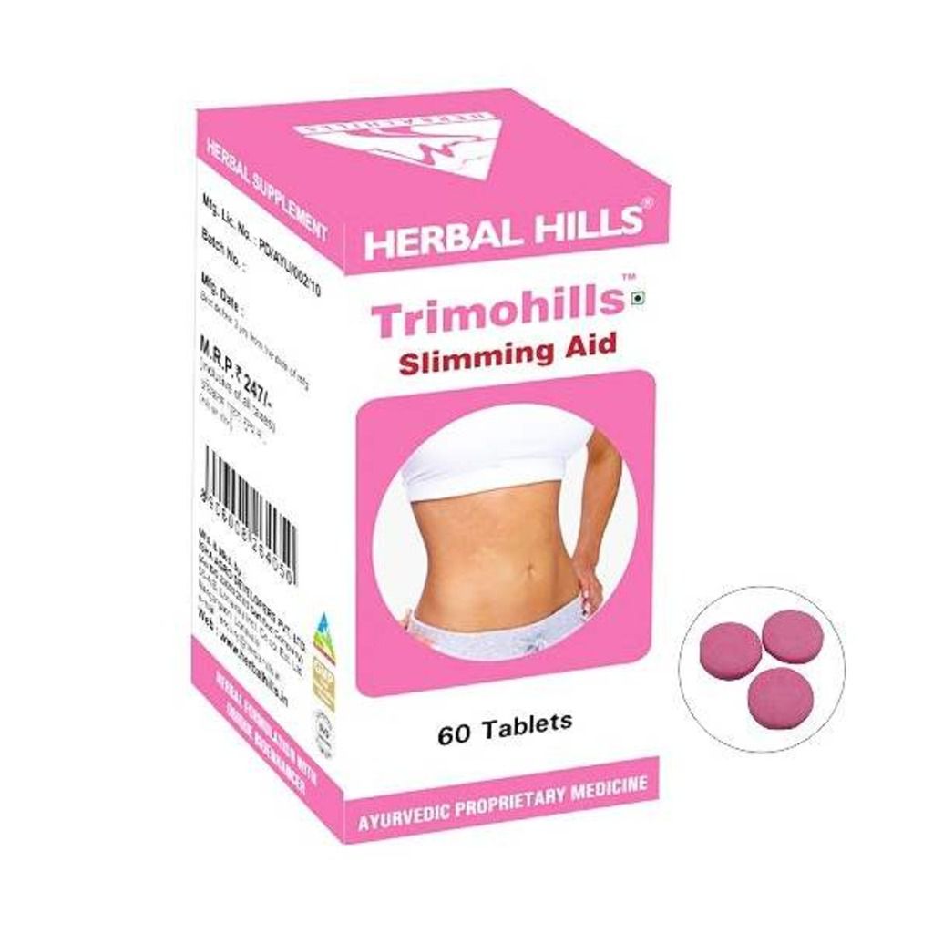 Herbal Hills Trimohills Ayurvedic Tablets for Weight Management