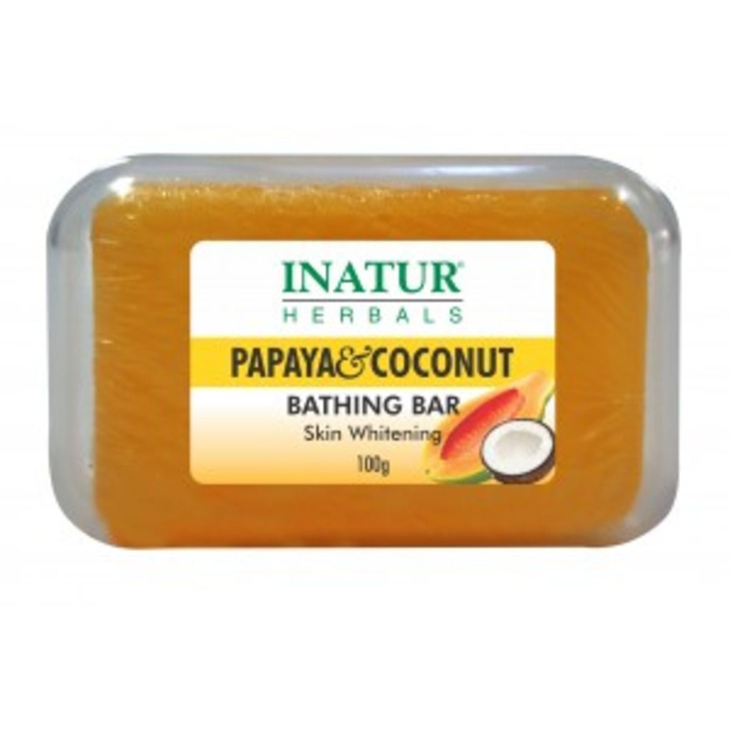 Inatur Papaya & Coconut Bathing Bar