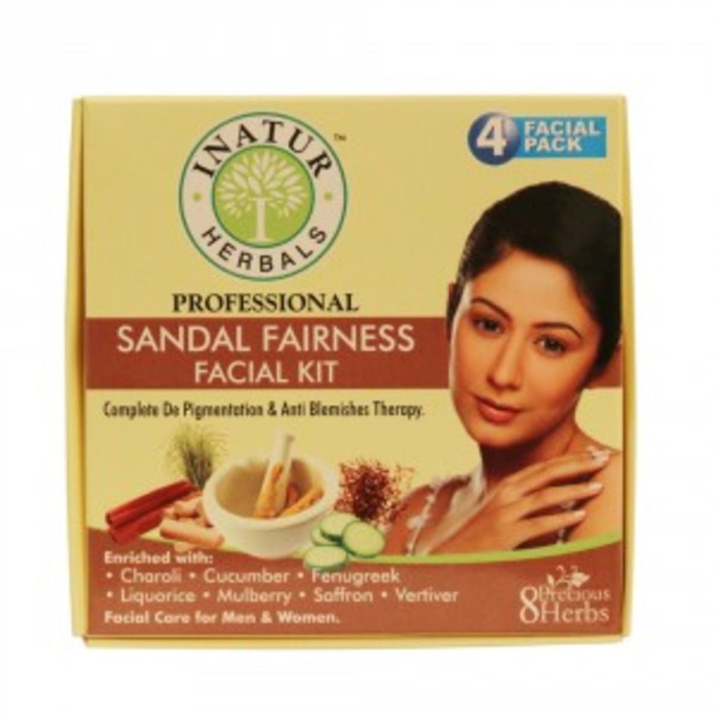 Inatur Sandal Fairness Facial Kit