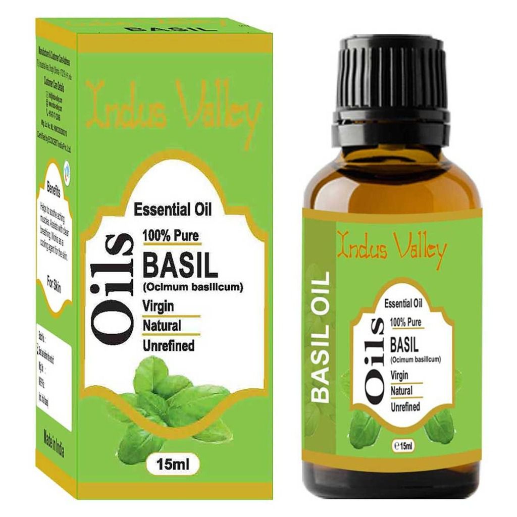 Indus Valley 100% Pure Basil Essential Oil