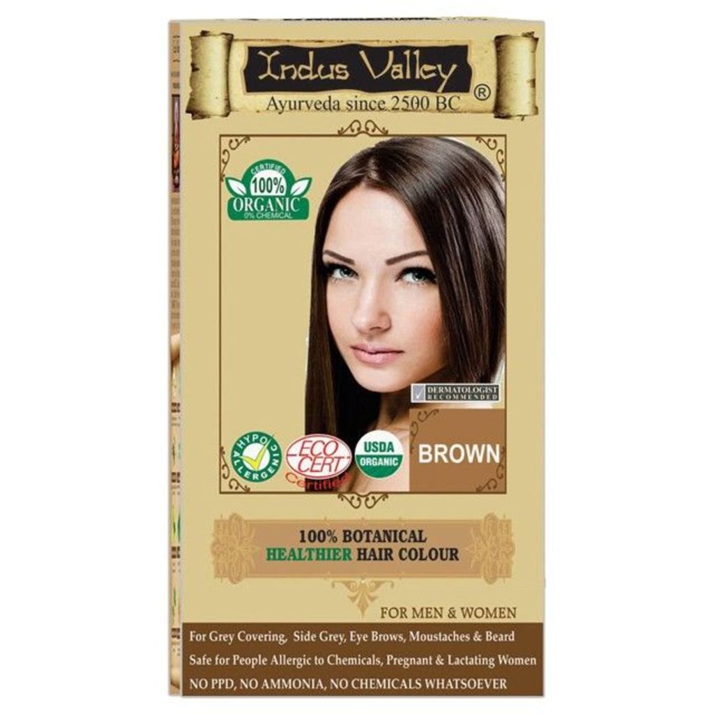 Indus Valley Brown Botanical Hair Color (One Touch Pack)