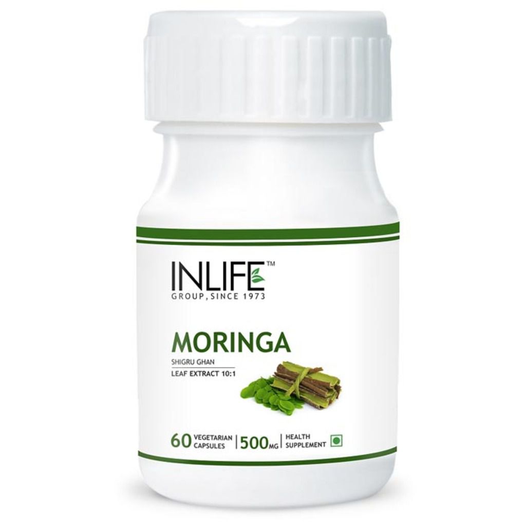 Inlife Moringa Oleifera Leaf Extract Supplement 500 mg
