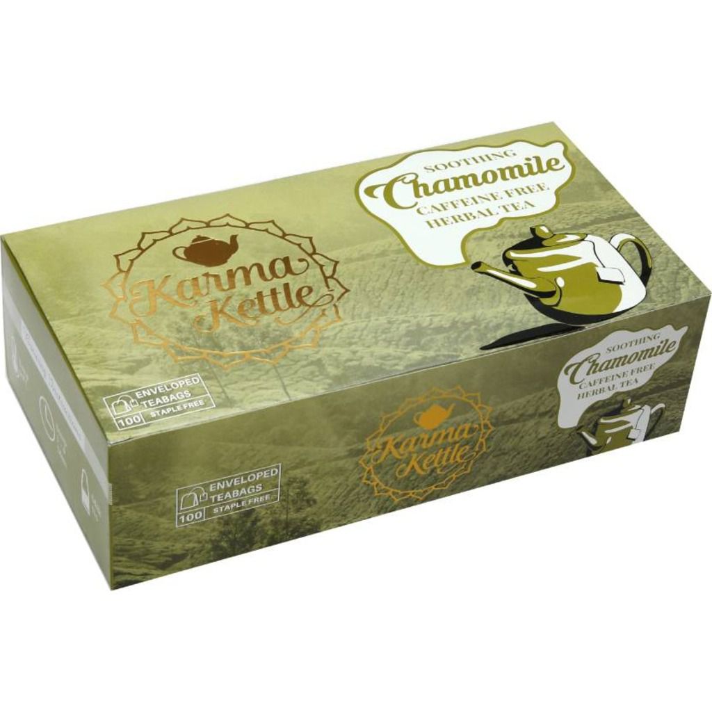 Karma Kettle Chamomile 100 Tea Bag Box