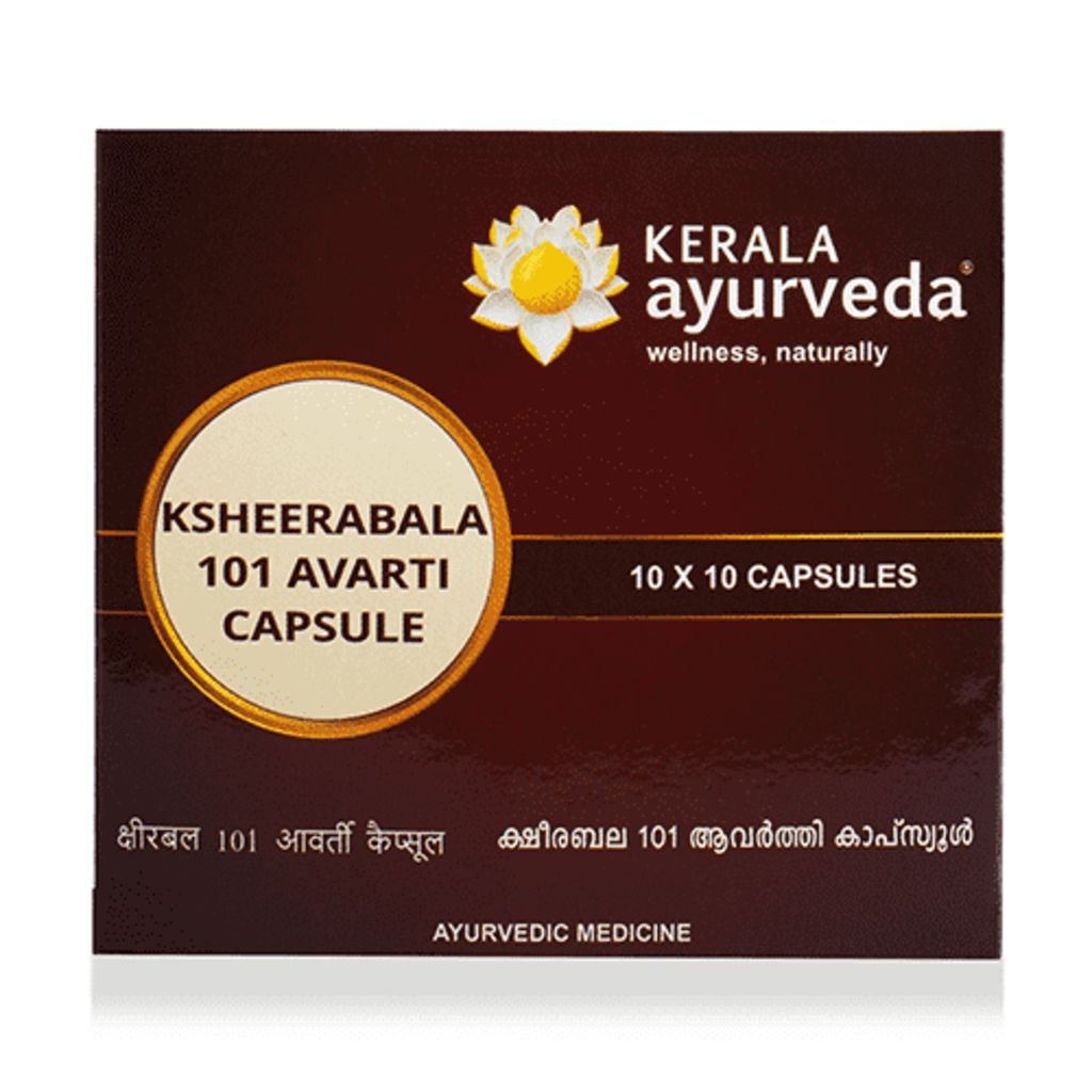 Kerala Ayurveda Ksheerabala 101 Avarti Capsules
