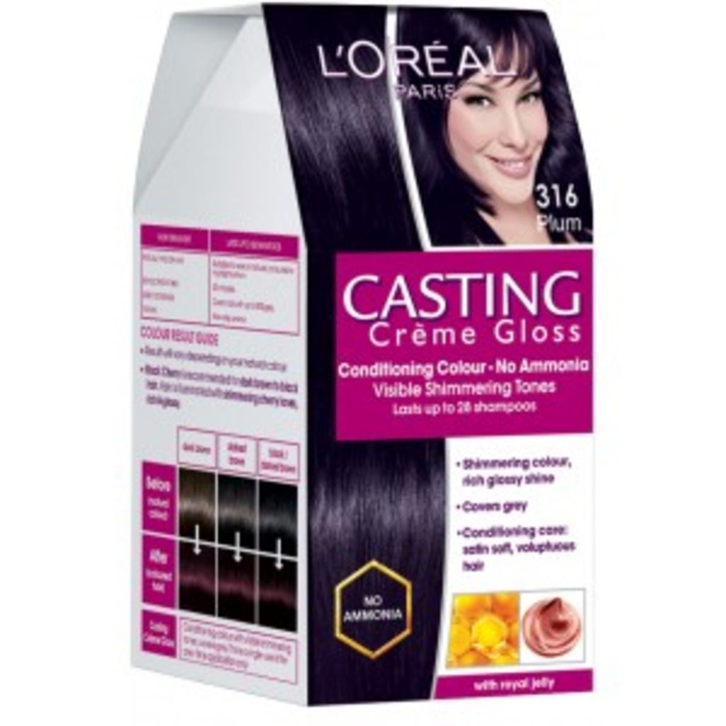 L'oreal Paris Casting Creme Gloss Hair Color - 1 No (87.5 gm + 72 ml)