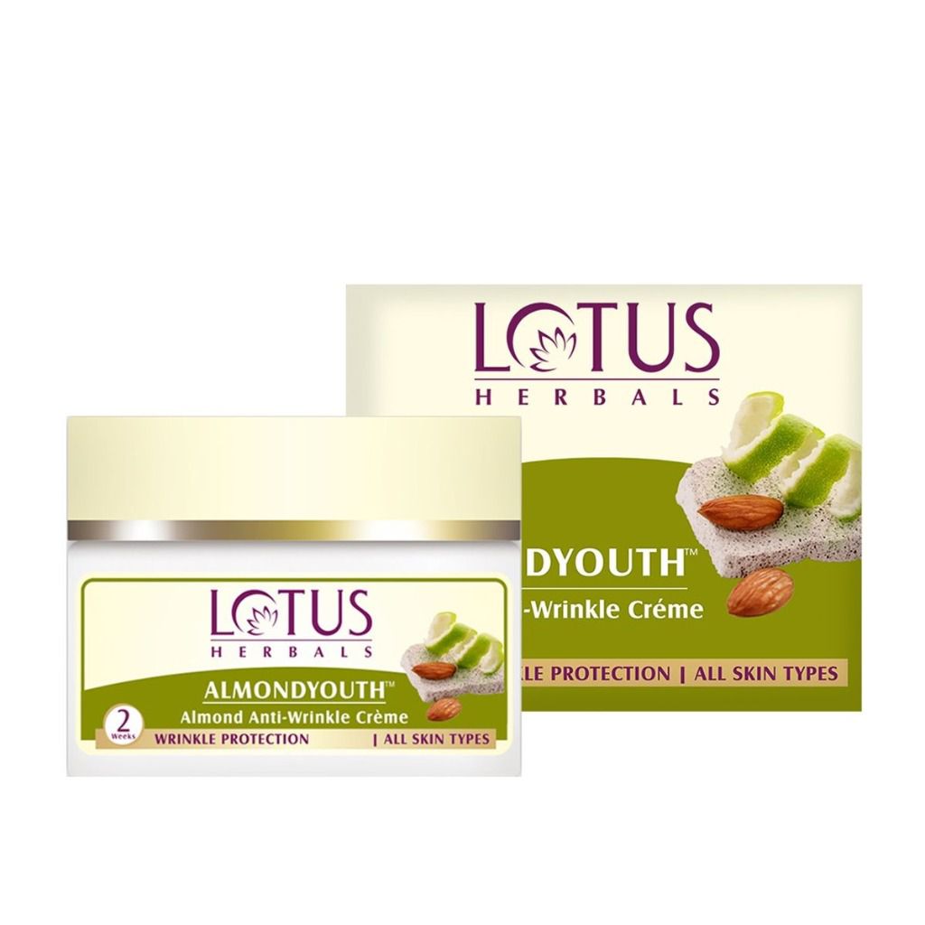 Lotus Herbals Almondyouth Almond Anti - Wrinkle Creme