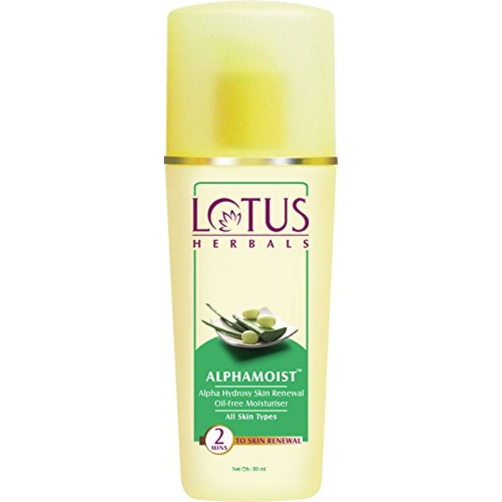 Lotus Herbals Alphamoist Alpha Hydroxy Skin Renewal Oil Free Moisturiser