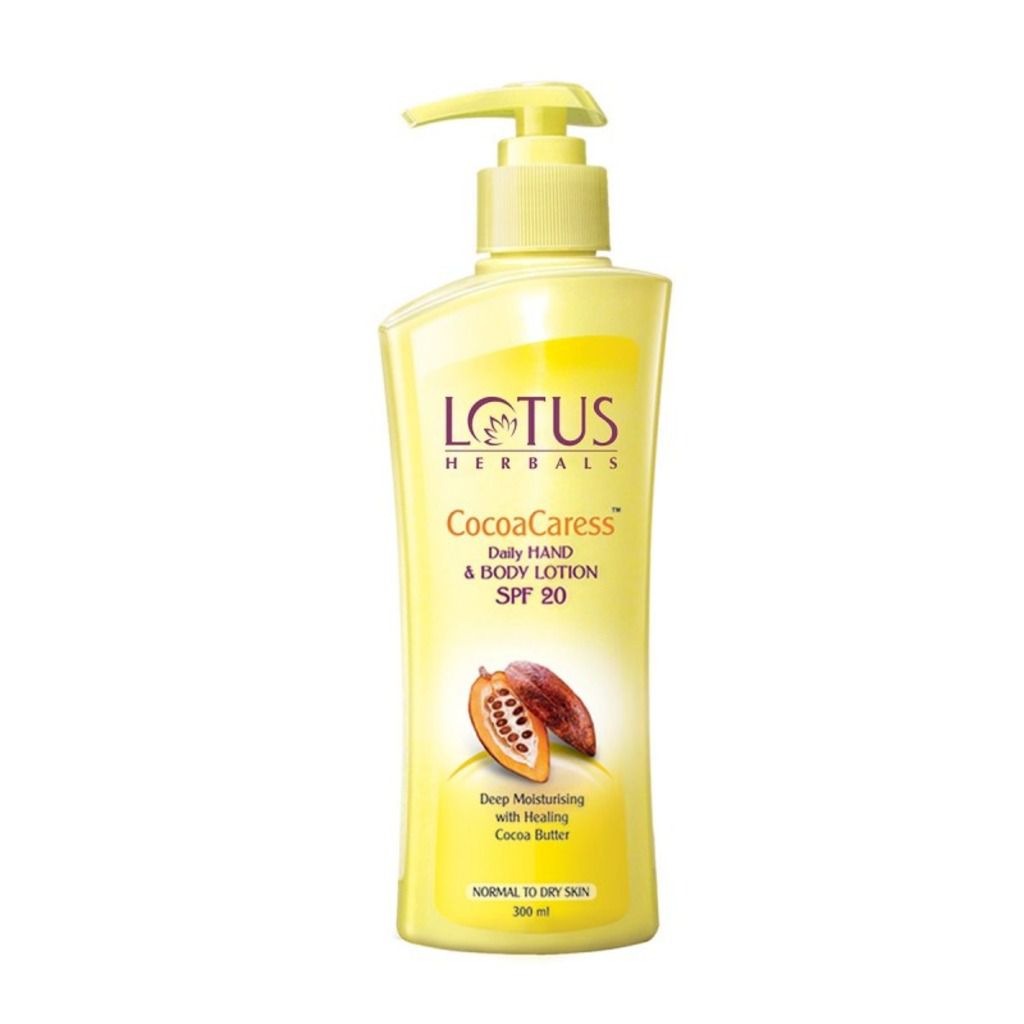 Lotus Herbals Cocoacaress Daily Hand and Body Lotion SPF 20