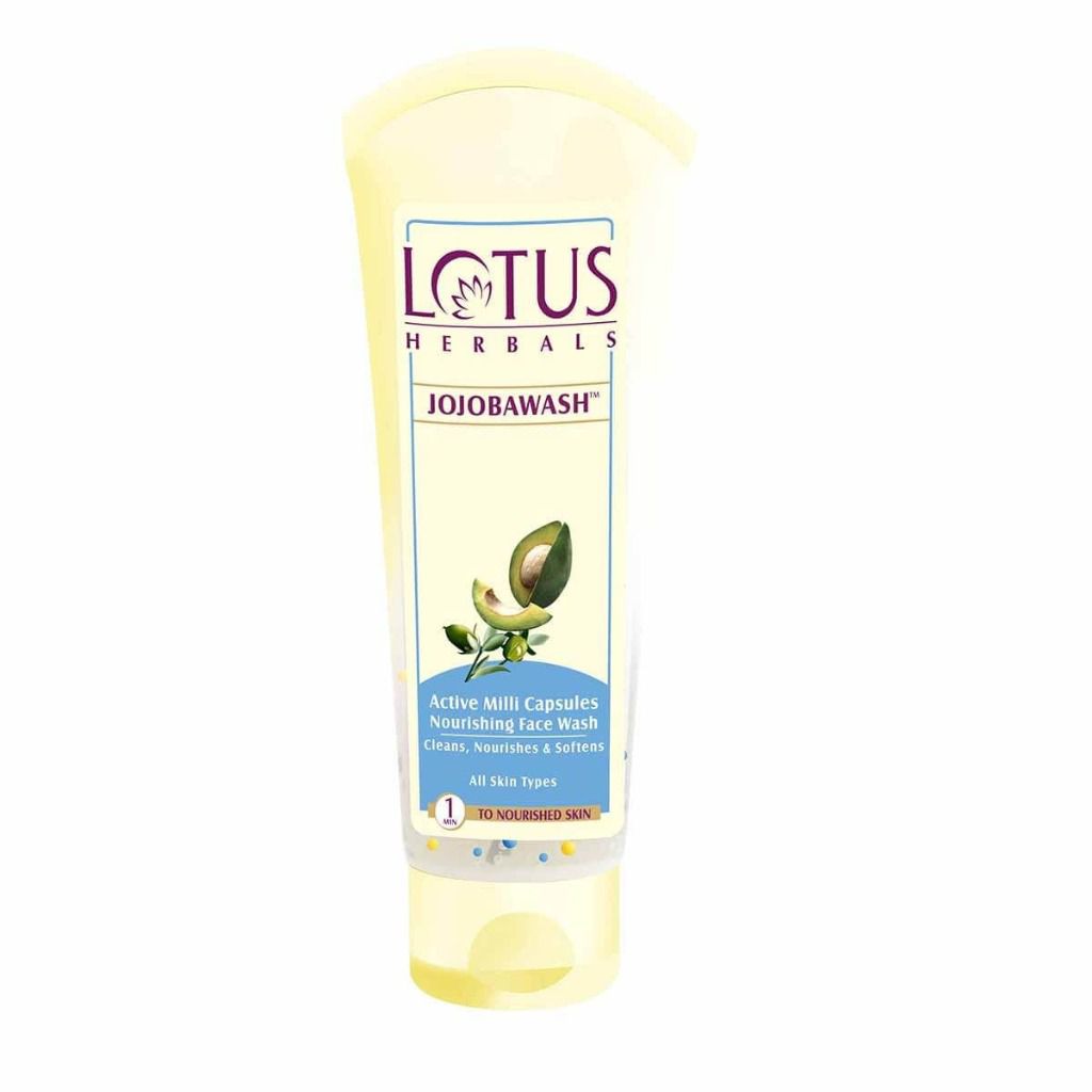 Lotus Herbals Jojobawash Active Milli Capsules Nourishing Face Wash