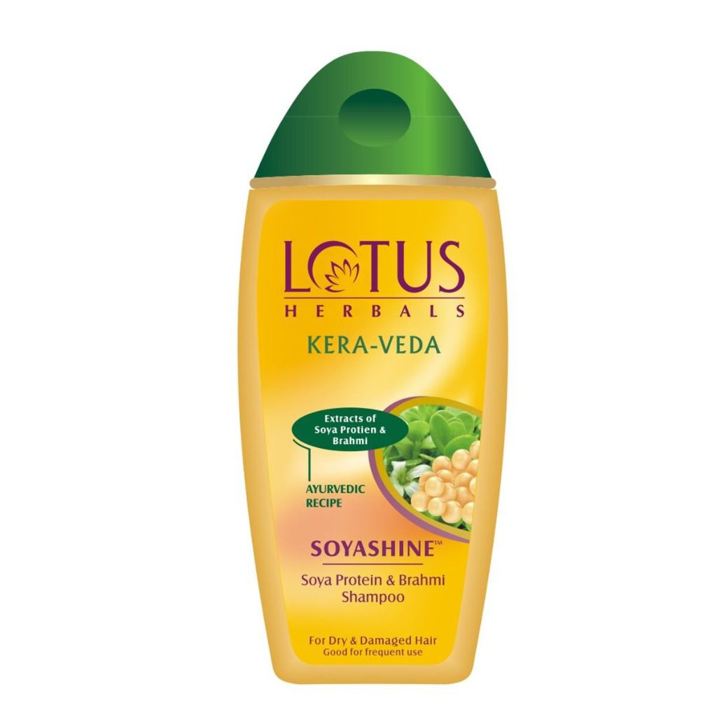 Lotus Herbals Kera - Veda Soyashine Soya Protein and Brahmi Shampoo