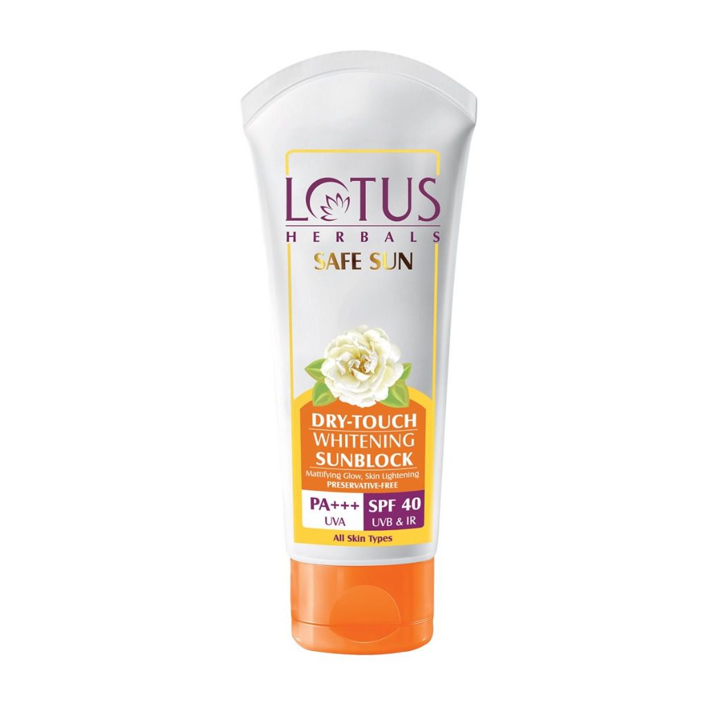 Lotus Herbals Safe Sun Dry - Touch Whitening Sunblock SPF 40 UVB and IR PA+++