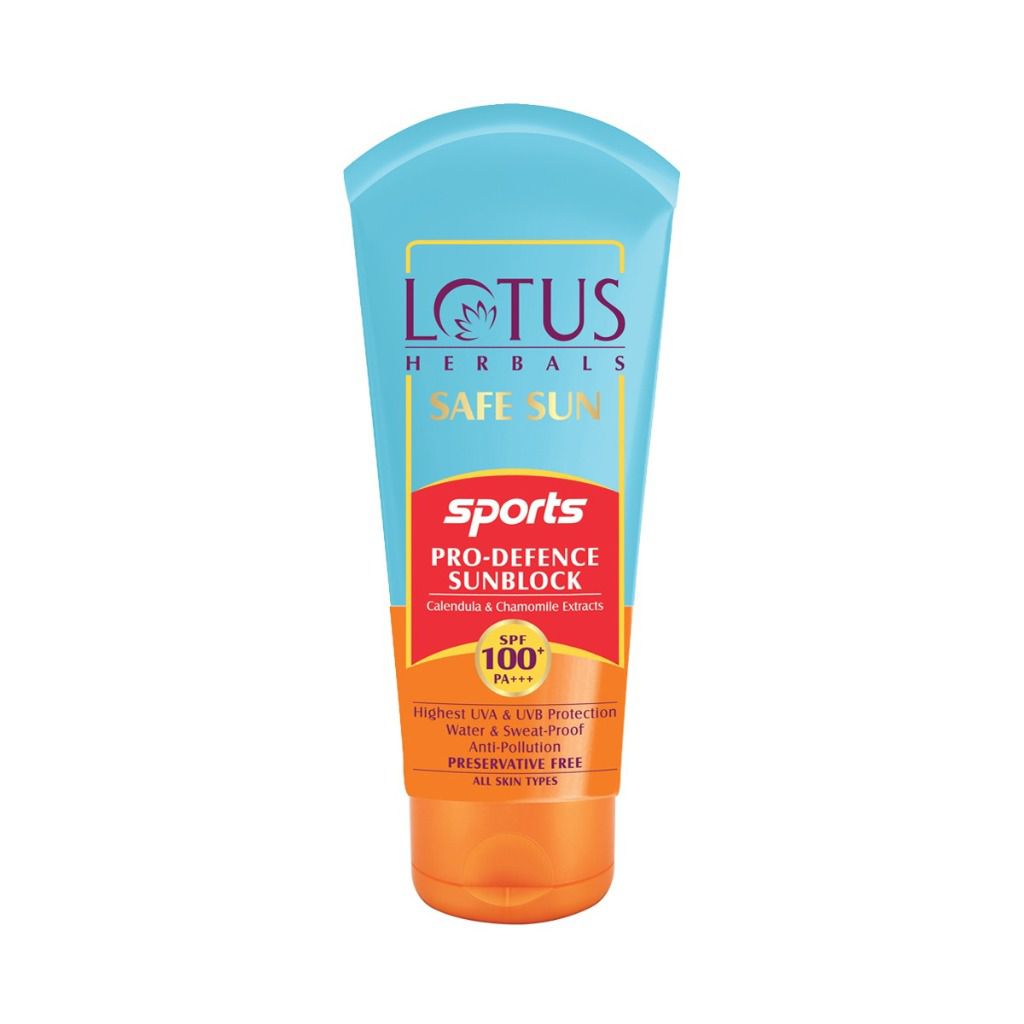 Lotus Herbals Safe Sun Sports Pro - Defence Sunblock SPF 100+ PA+++