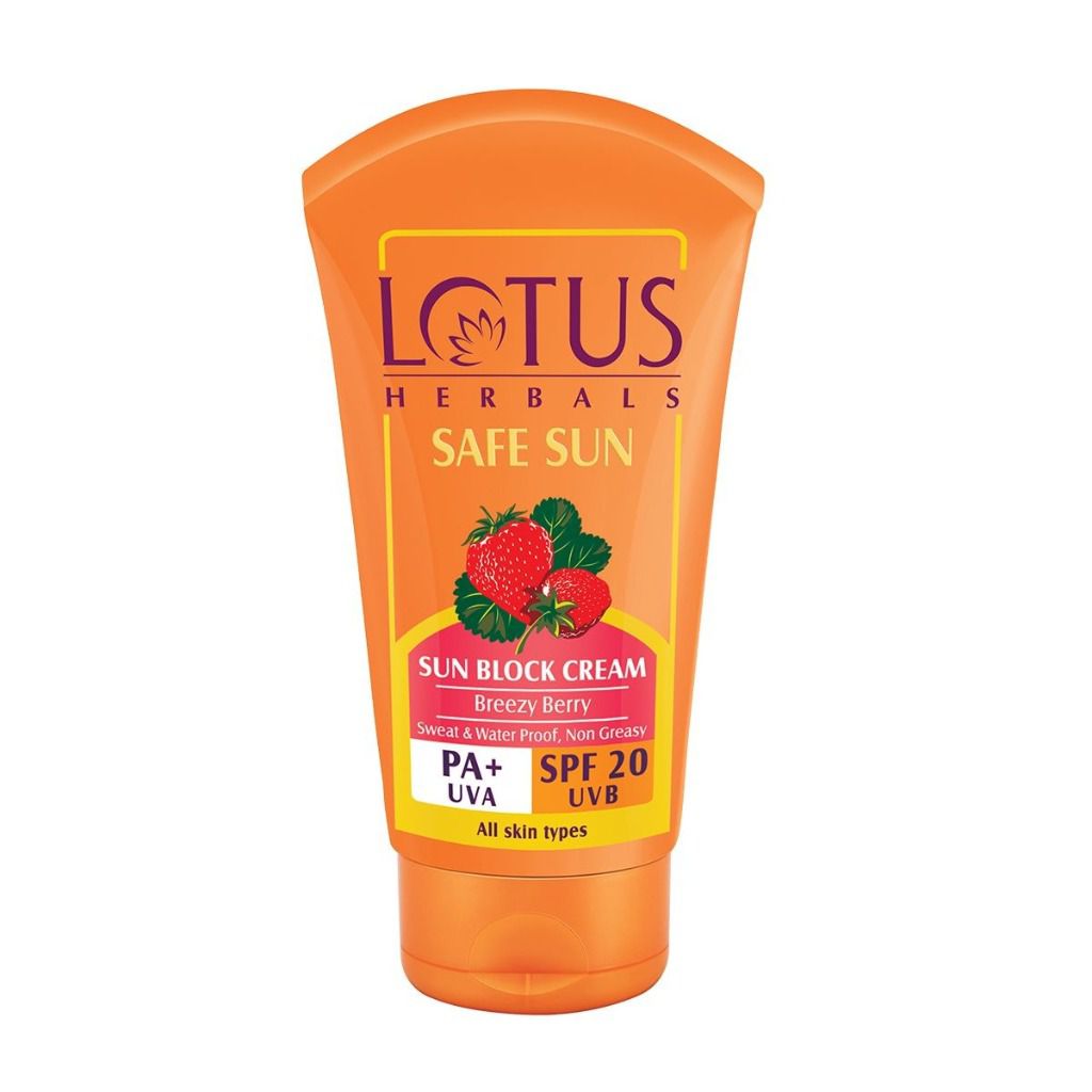 Lotus Herbals Safe Sun Sun Block Cream PA+ SPF 20