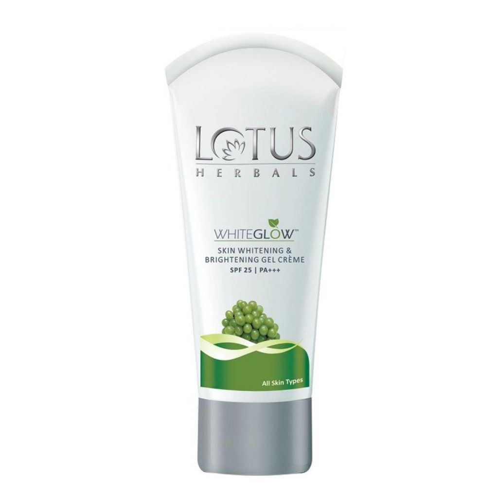 Lotus Herbals Whiteglow Skin Whitening and Brightening Gel Cream SPF 25 Pa+++